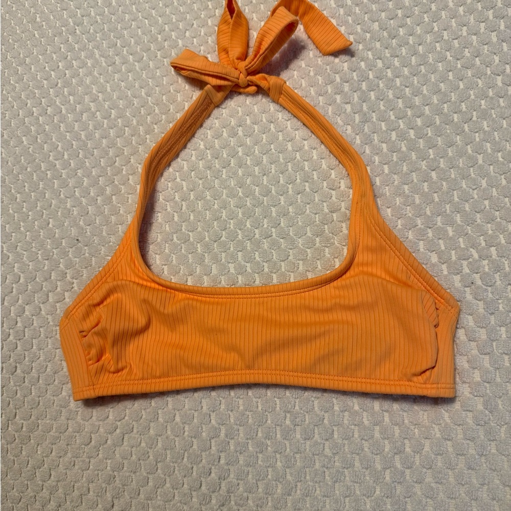 Xhilaration Vibrant Orange Bikini Top